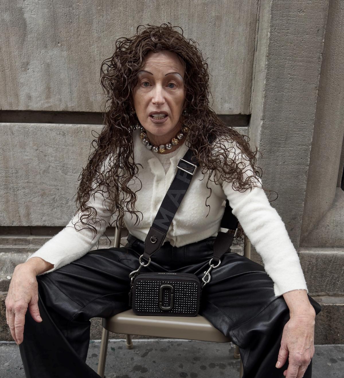 Cindy Sherman for Marc Jacobs Spring/Summer 2024.

 Photo: Juergen Teller, courtesy of Marc Jacobs