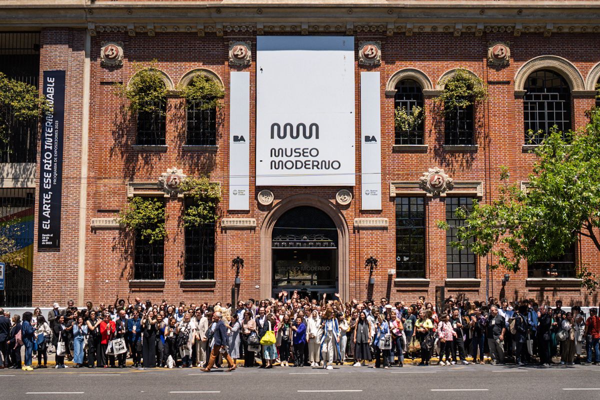 Attendees of the annual International Committee for Museums and Collections of Modern Art at the Museo Moderno de Buenos Aires Courtesy International Committee for Museums and Collections of Modern Art (CIMAM)