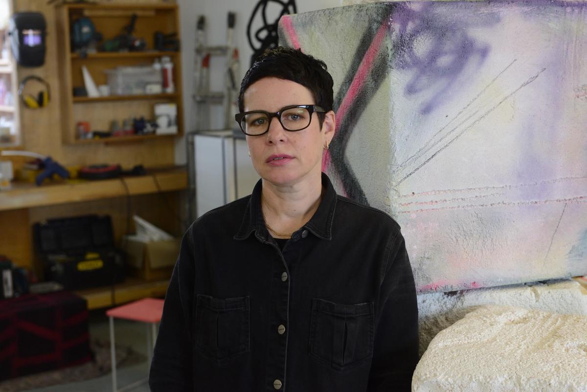 Eva Rothschild reflects on influences including the British Museum’s Tutankamen, Barbara Hepworth and Sinead O’Connor
Eva Rothschild, 2017. Photo: Anne Purkiss/Royal Academy