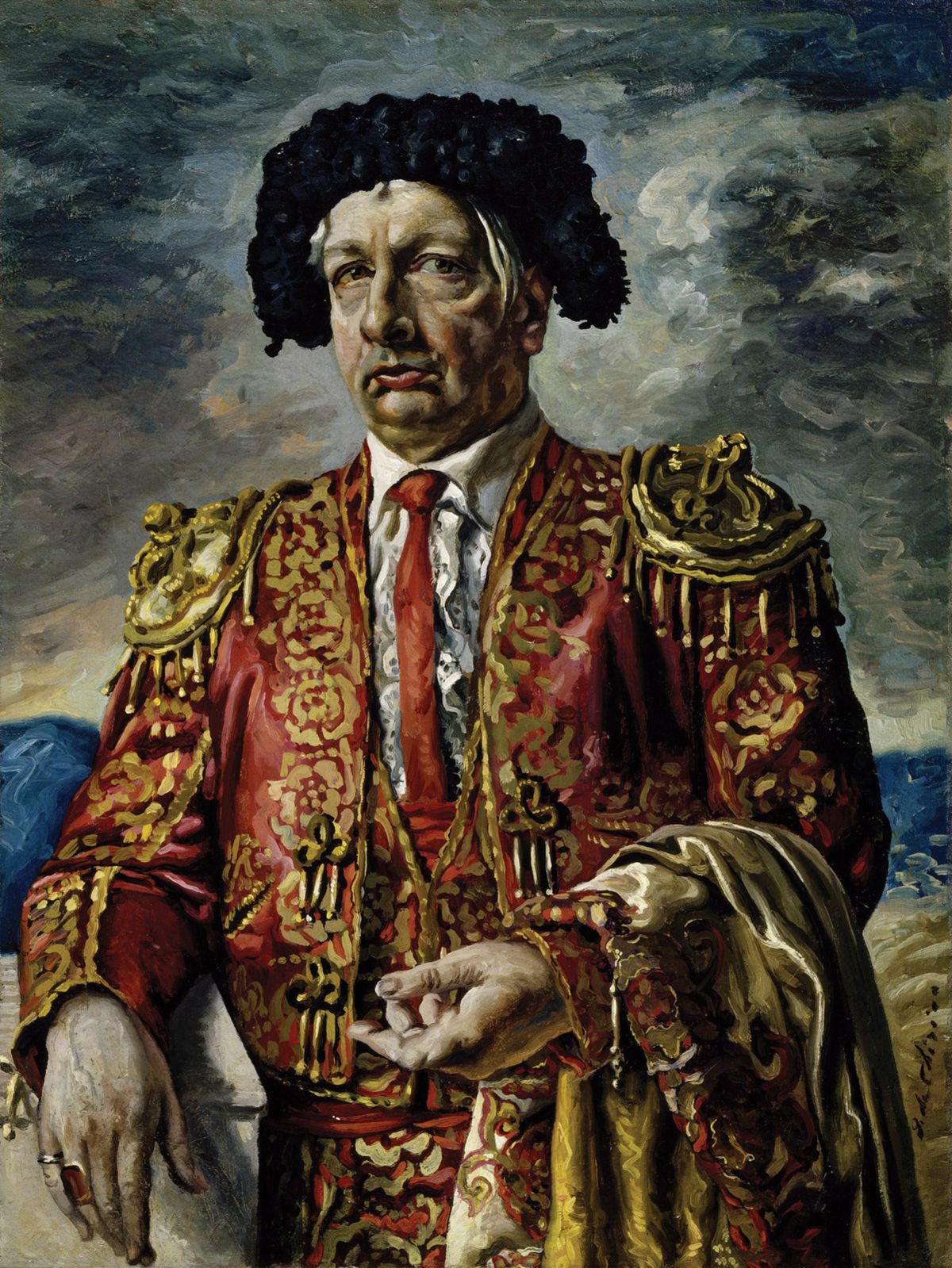 Metaphysical matador: De Chirico’s Self-Portrait in Torero Costume (1941-42) © G. de Chirico by SIAE