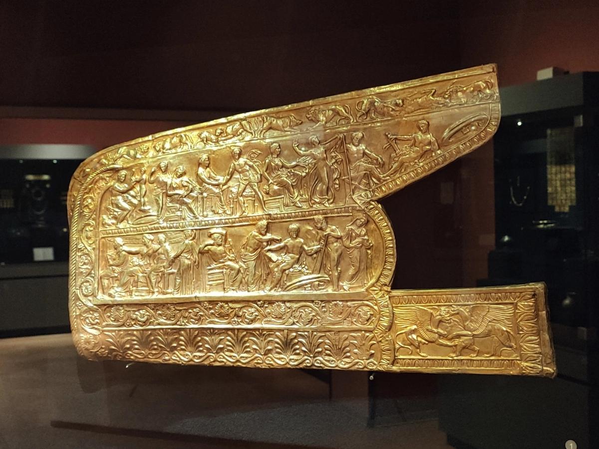 An example of a Scythian gold object (fourth century BC), that was found in 1954 in Melitopol, Ukraine Photo: VoidWanderer