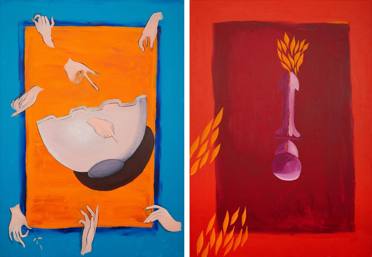 Lubaina Himid's The Rakes Progress (2023) and Don Giovanni (2023)
© Lubaina Himid. Images courtesy the artist and Hollybush Gardens, London