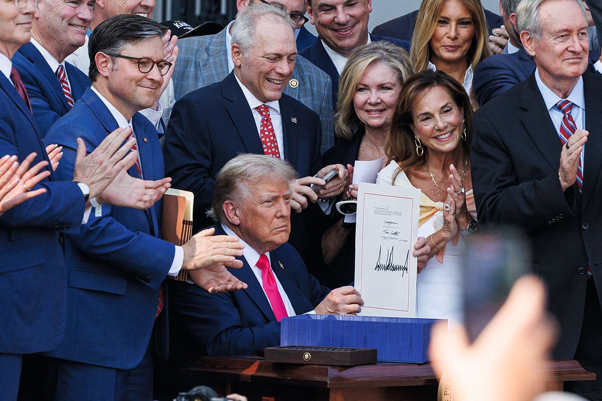 The Working Families Tax Cut Act, signed into law by President Trump on 4 July 2025, will reduce loan provision for arts students by introducing a link to postgraduate earnings Sipa US / Alamy Stock Photo