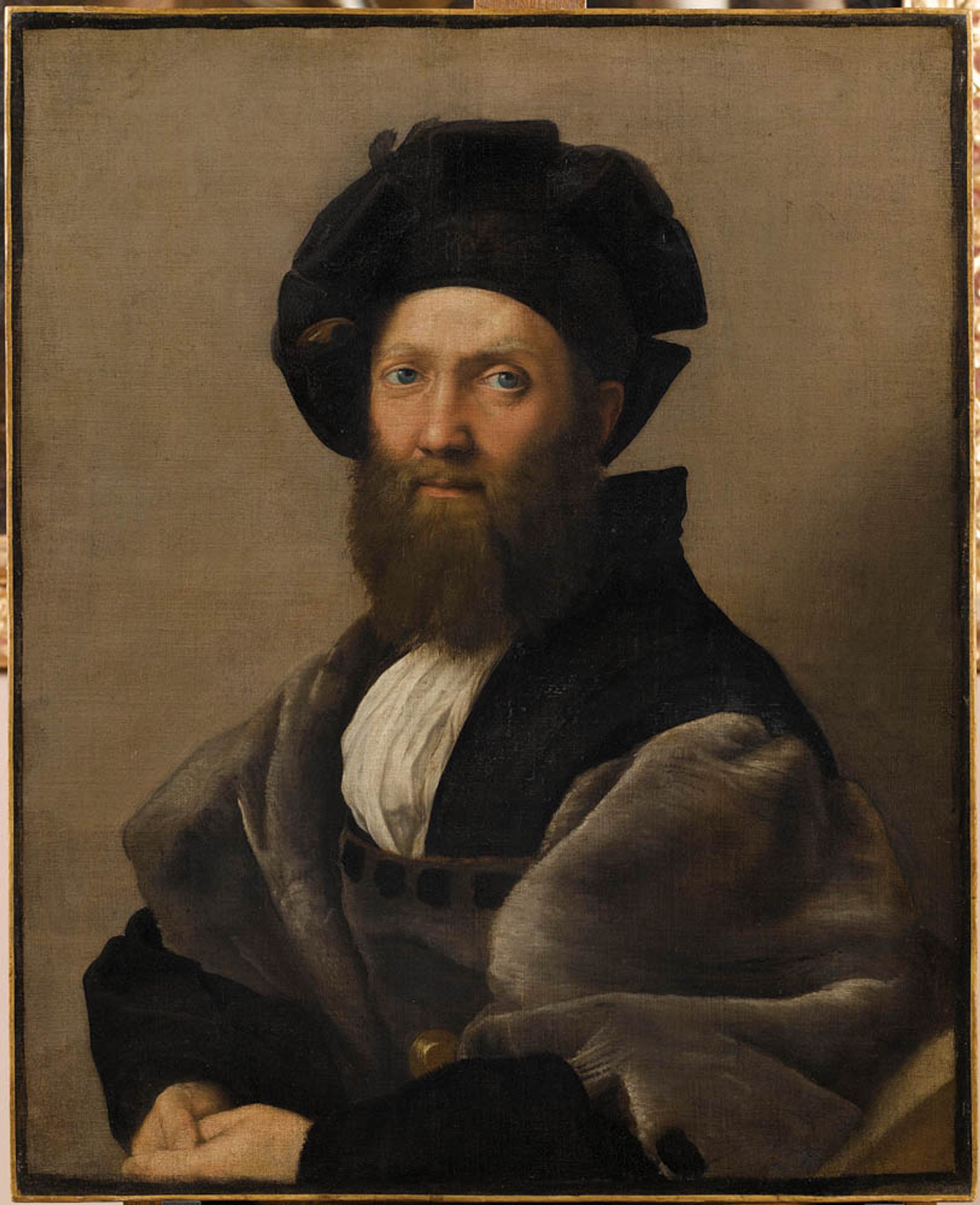 The show will highlight Raphael’s brilliance as a portraitist, seen here in his sympathetic painting of the writer Baldassare Castiglione (around 1514-15) from the Musée du Louvre © RMN-Grand Palais/Tony Querrec