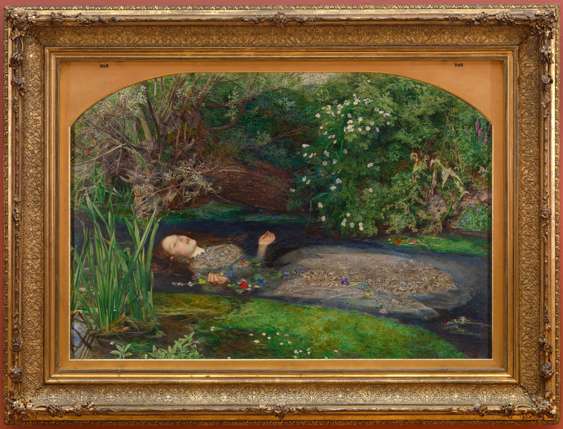J.E. Millais, Ophelia (1851-52) Tate,  London  2018