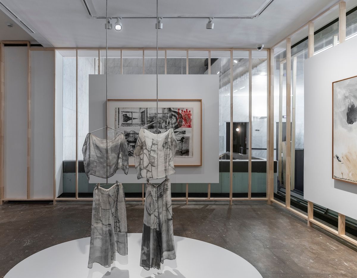 Installation view of Robert Rauschenberg: The Use of Images at Fundación Juan March, Madrid, 2025 Courtesy Fundación Juan March, Madrid