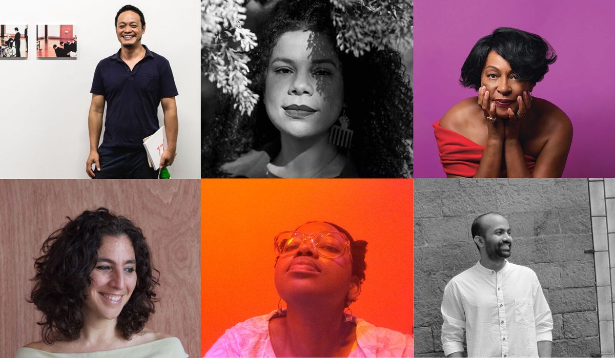 Clockwise from top left: Meiro Koizumi, Firelei Báez, Carrie Mae Weems, Prabhakar Pachpute, Dineo Seshee Bopape and Beatriz Santiago Muñoz Photos: Báez: Lia Clay; Weems: Mickalene Thomas; Pachpute: Sachin Bonde