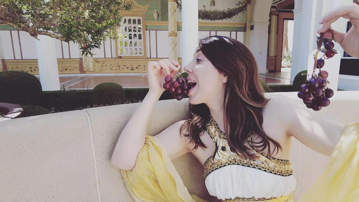 A still from the first video in the Getty's Becoming Artsy video series showing 'art world outsider' Jessie Hendricks Courtesy of J. Paul Getty Museum