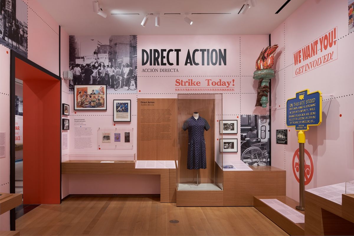 Installation view of Raise Your Voice: New York Activism at the new Puffin Foundation Center for Social Activism, Museum of the City of New York Photo: Brad Farwell for the Museum of the City of New York