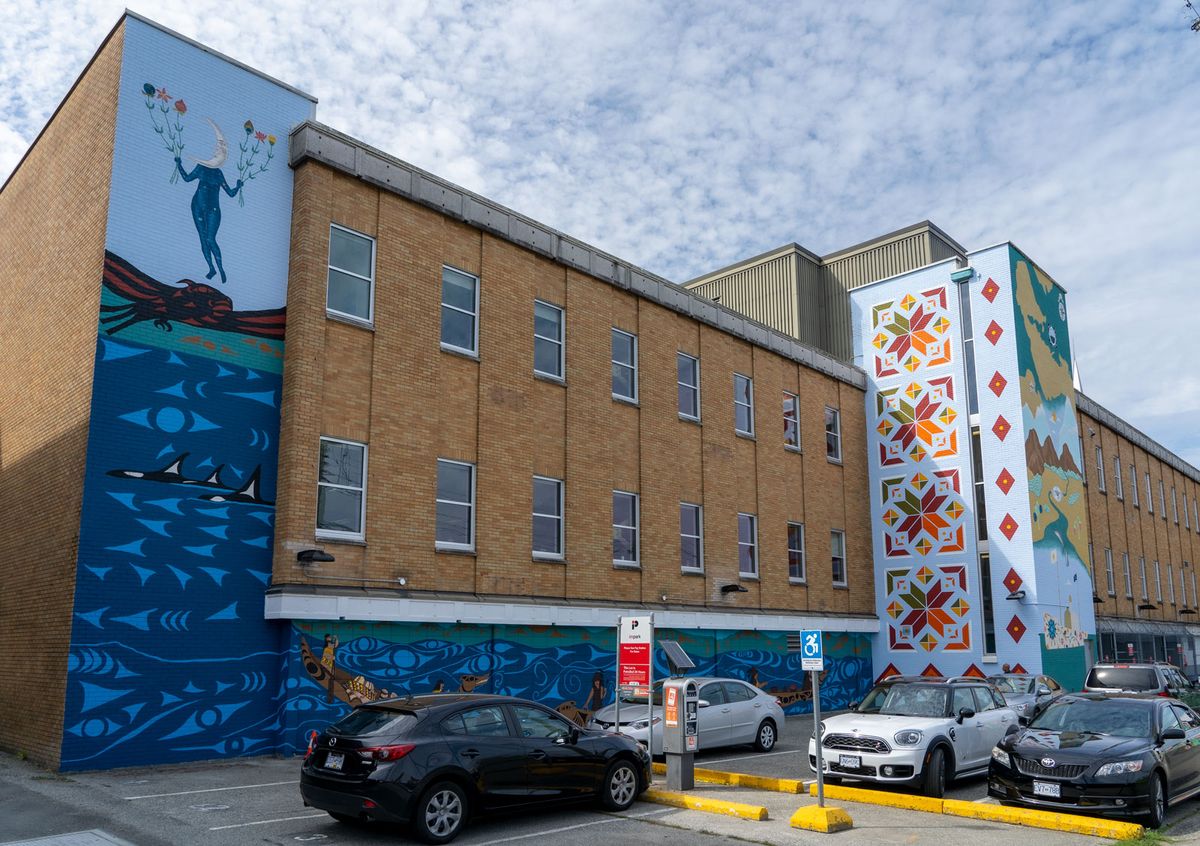 Taike-sye’yə, by Alicia Point, Cyler Sparrow-Point, Keerat Kaur, Sunroop Kaur and Sandeep Johal Photo: Gabriel Hall