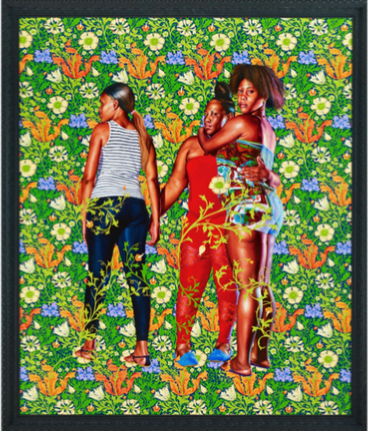 Naomi and Her Daughters (2013), Kehinde Wiley © 2019 Kehinde Wiley Courtesy of Stephen Friedman Gallery