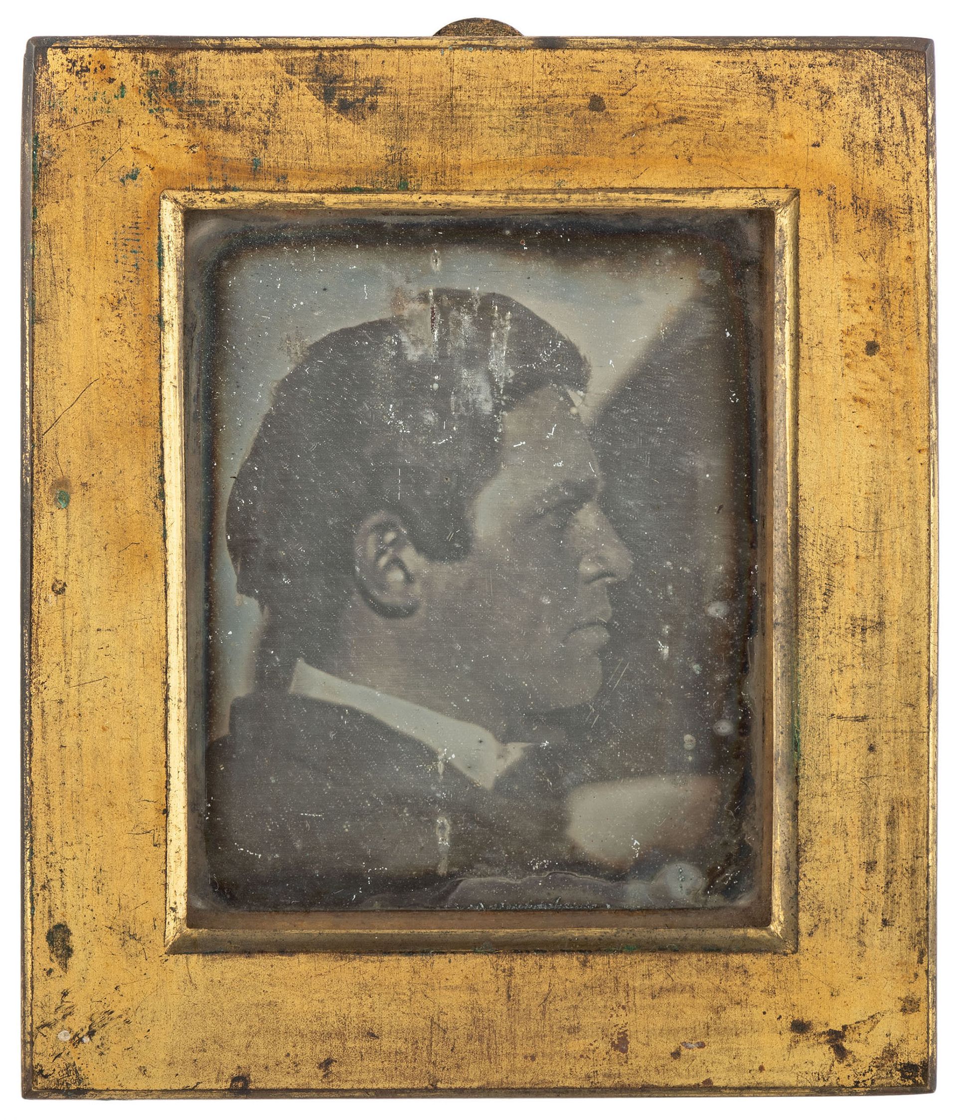 Henry Fitz Jr., Profile View, early 1840, ninth plate daguerreotype Courtesy the Nelson-Atkins Museum of Art, Kansas City, Missouri
