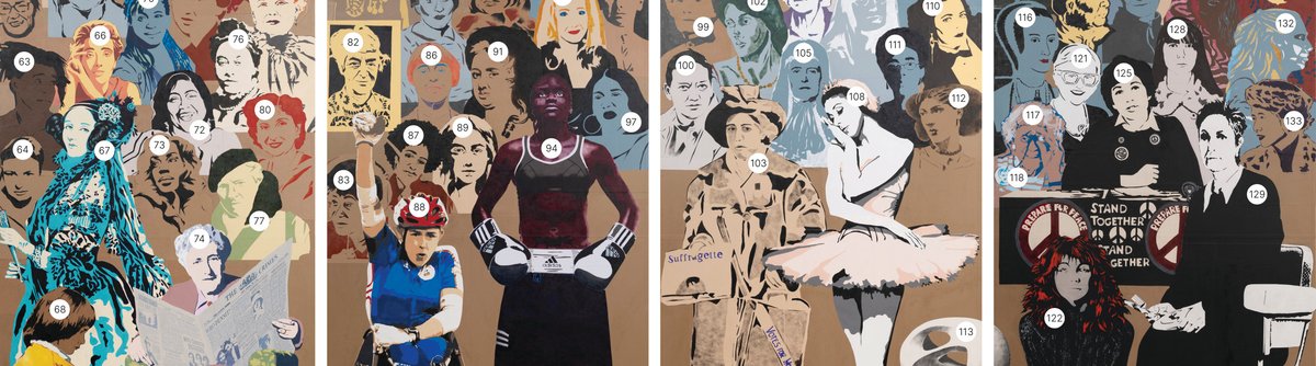 Details of Work in Progress (2021-22) by Jann Haworth and Liberty Blake © National Portrait Gallery London