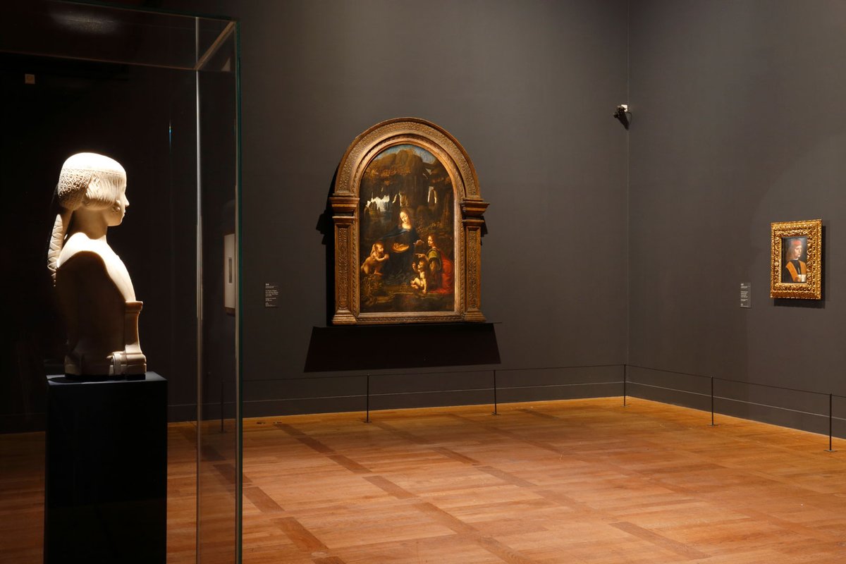 The Virgin of the Rocks is one of five of the Louvre's Leonardos in the show © Musée du Louvre/Antoine Mongodin