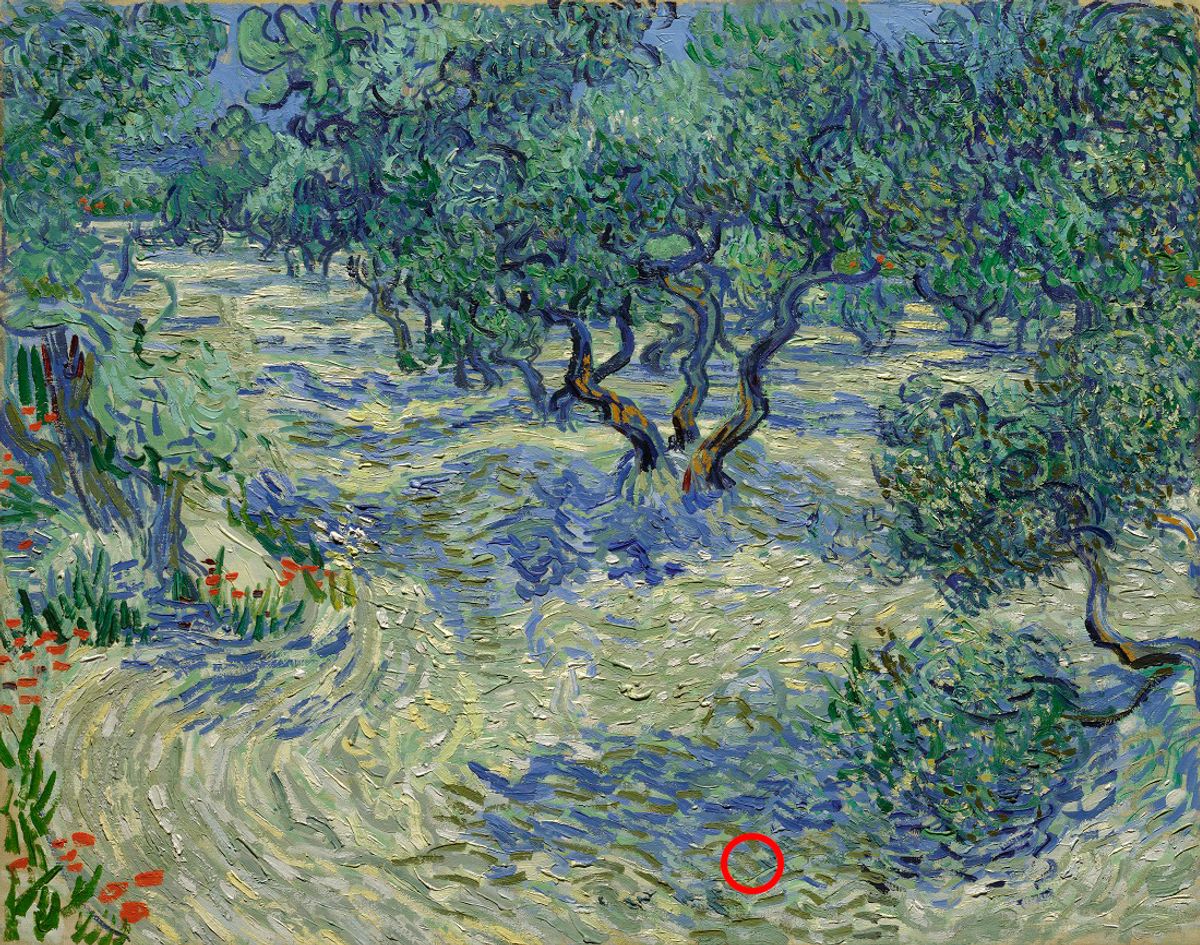 Vincent van Gogh’s Olive Trees (June-September 1889) Courtesy of the Nelson-Atkins Museum of Art, Kansas City, Missouri