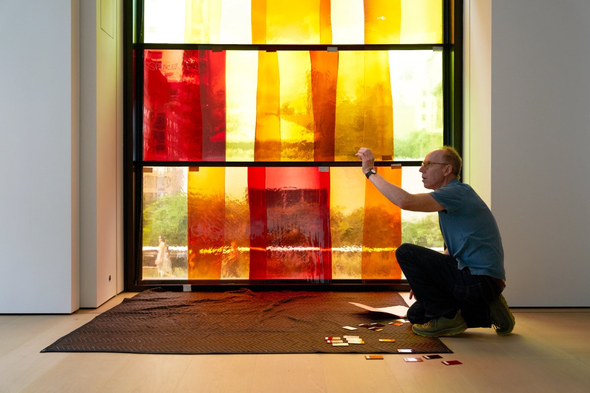 Spencer Finch is creating a new installation at the Obama Presidential Center in Chicago Photo by Matthew Herrmann, Courtesy Hill Art Foundation, New York