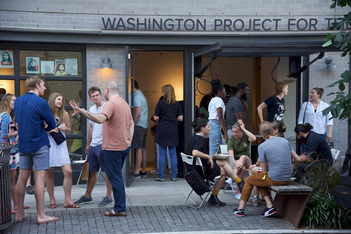 The WPA hosts a summer BBQ with staff and artists