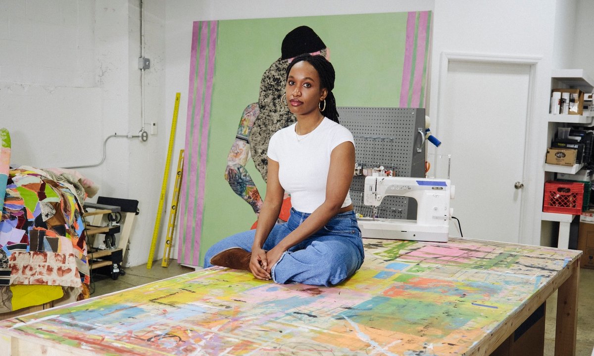 Tschabalala Self sculpture of two Black lovers will adorn exterior of New Museum when it reopens