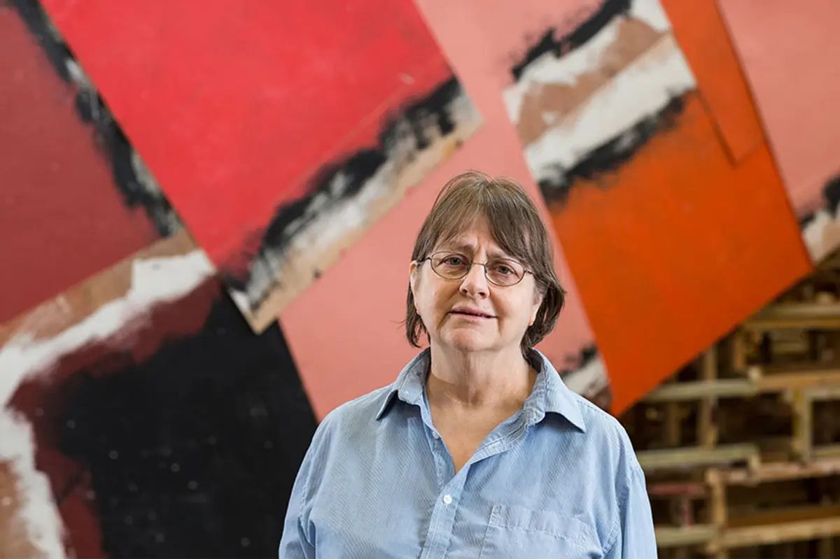 Phyllida Barlow in 2017
David Levene; courtesy of Hauser & Wirth