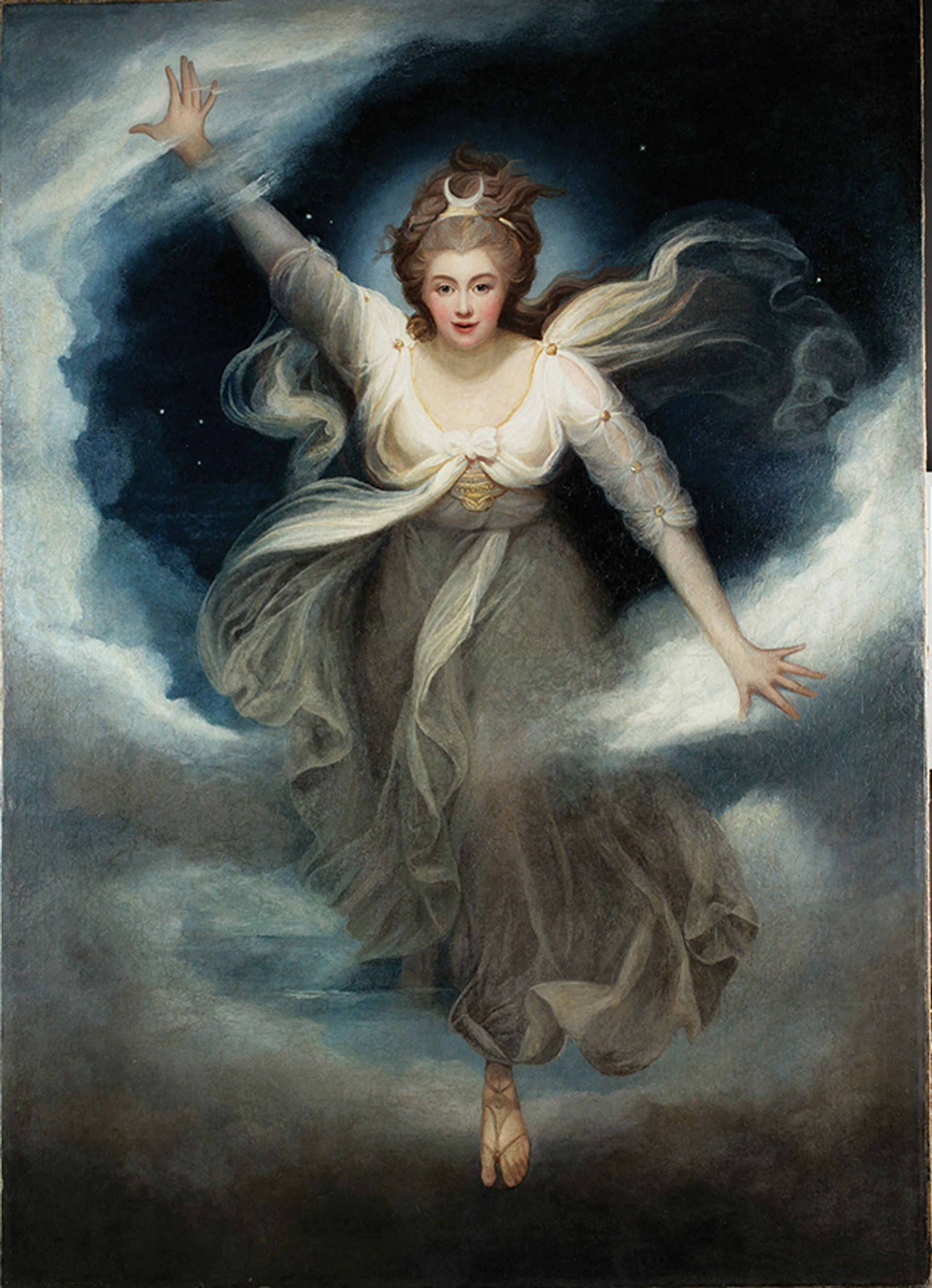 Maria Cosway’s depiction of the Duchess of Devonshire as Cynthia from Edmund Spenser’s The Faerie Queen (1781–82) © The Devonshire Collections; Chatsworth. Reproduced by permission of Chatsworth Settlement Trustees
