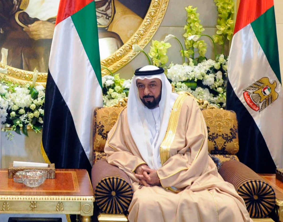 Sheikh Khalifa bin Zayed Al Nahyan Photo: Casa Rosada Argentina