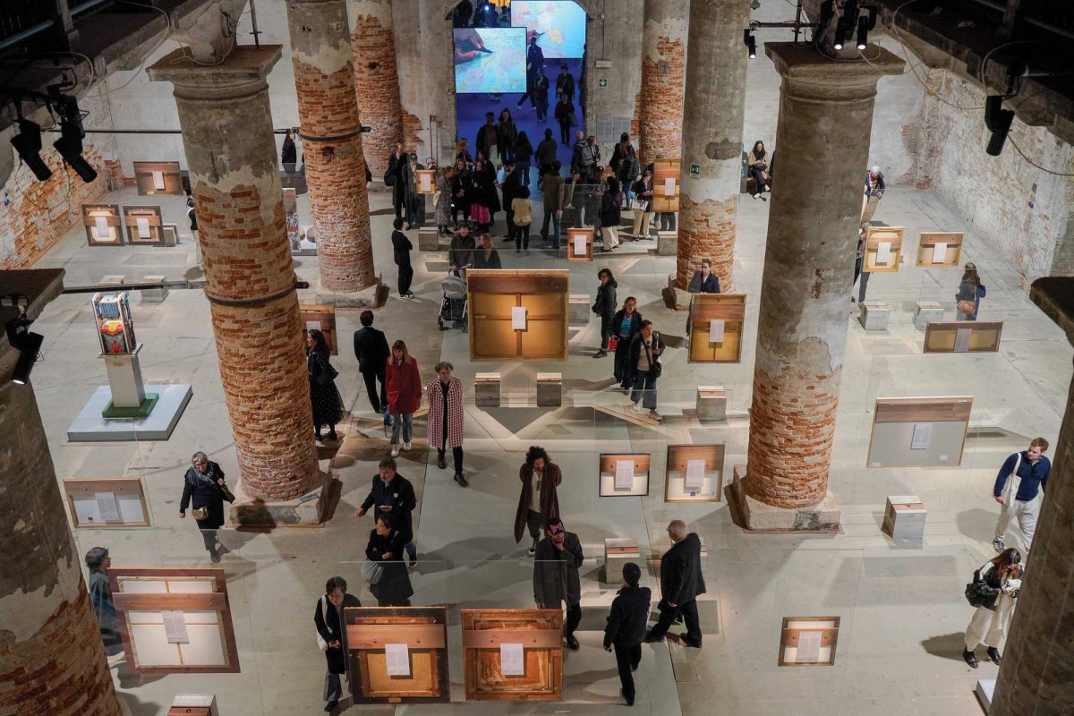 The sprawling, historic Arsenale (some of it dating back to the 14th century) is, with the Giardini, one of the two key Biennale venues. For this edition, it hosted the national pavilions of Benin, Italy and Ukraine, among others
Photo: Andrea Avezzù