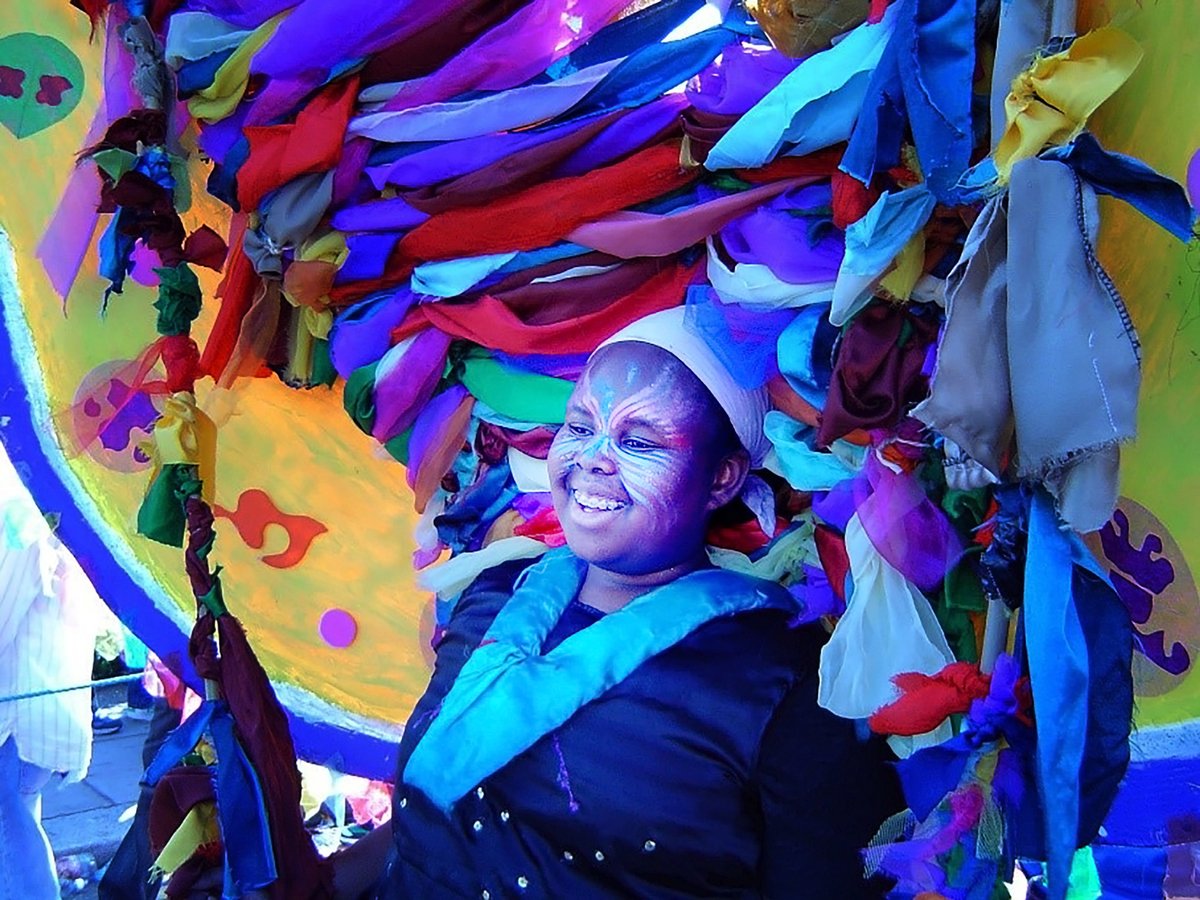 The artist Khadija Saye died in the Grenfell Tower first when she was just 24 Photo: courtesy of IntoUniversity and enhanced by Metro Imaging LTD; taken during the IntoUniversity Carnival Arts programme in 2005