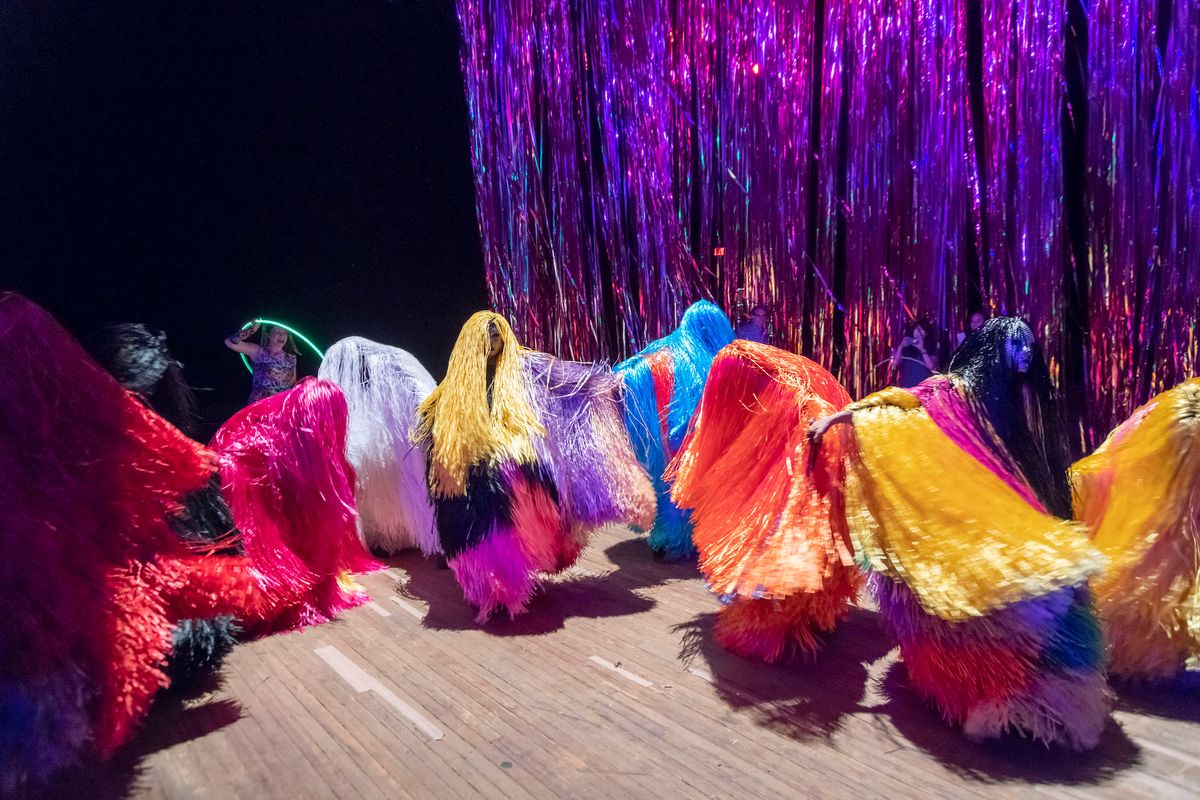 Nick Cave Soundsuits performance Photo by James Prinz