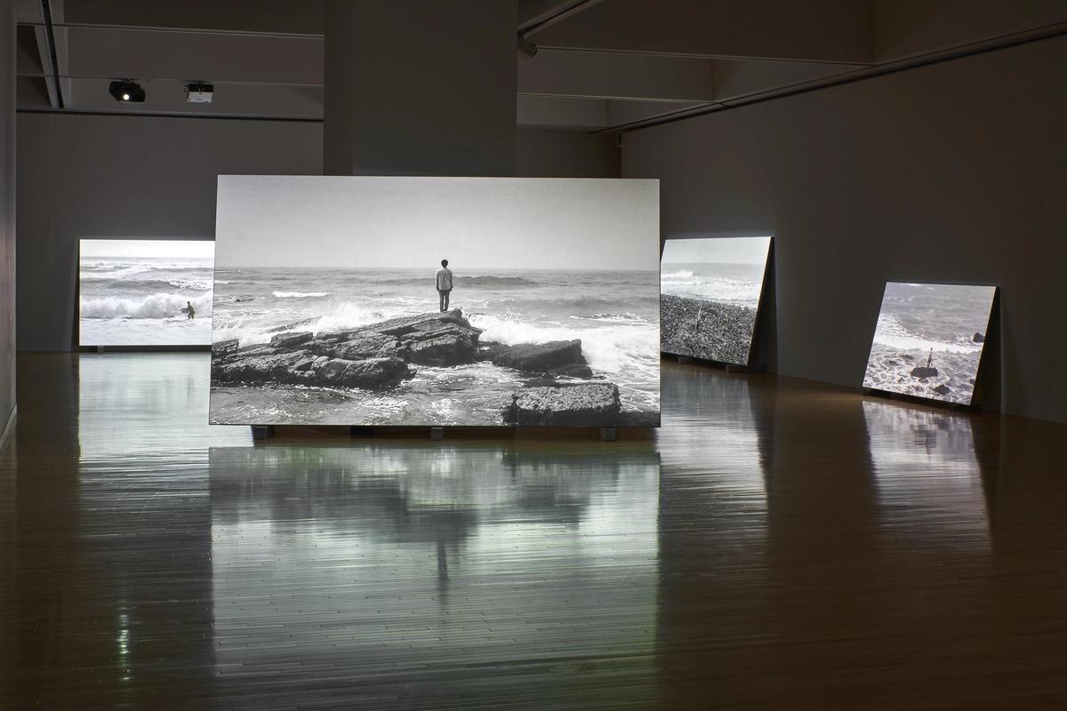 Installation view of Ishu Han’s work in MOT Annual 2021: A sea, a living room and skull at Museum of Contemporary Art, Tokyo, Japan (2021). Han followed his parents to Japan from Shanghai in 1997
Photo: Morita Kenji