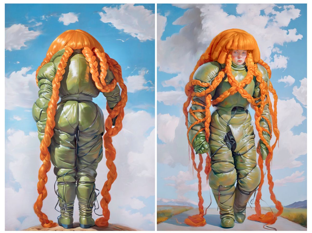 Holly Herndon and Mat Dryhurst's Embedding Study works (2024) Courtesy Christie's