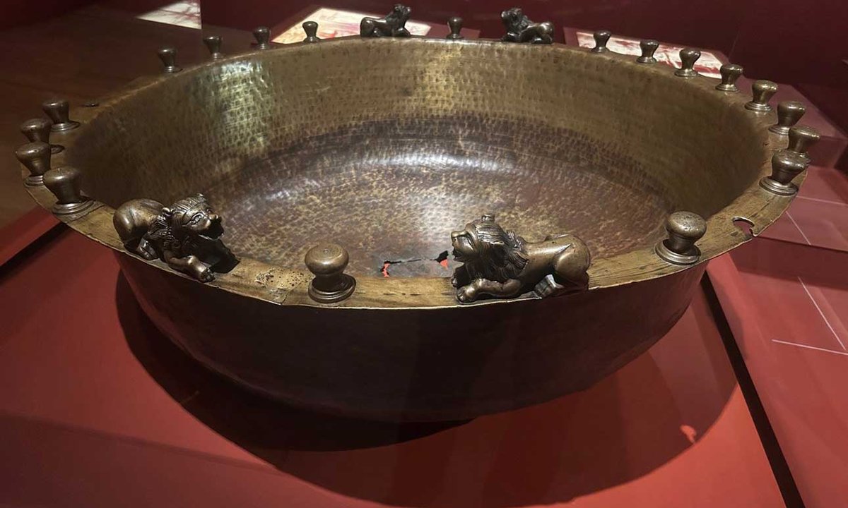 How did a 16th-century European basin end up as a sacred object in West Africa?