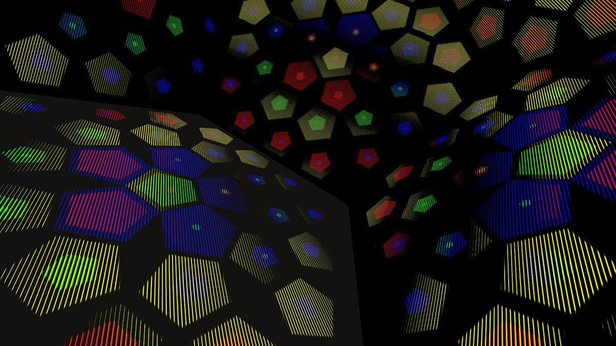 The dodecahedron space in Eliasson's VR experience Your View Matter Courtesy: Olafur Eliasson and Acute Art