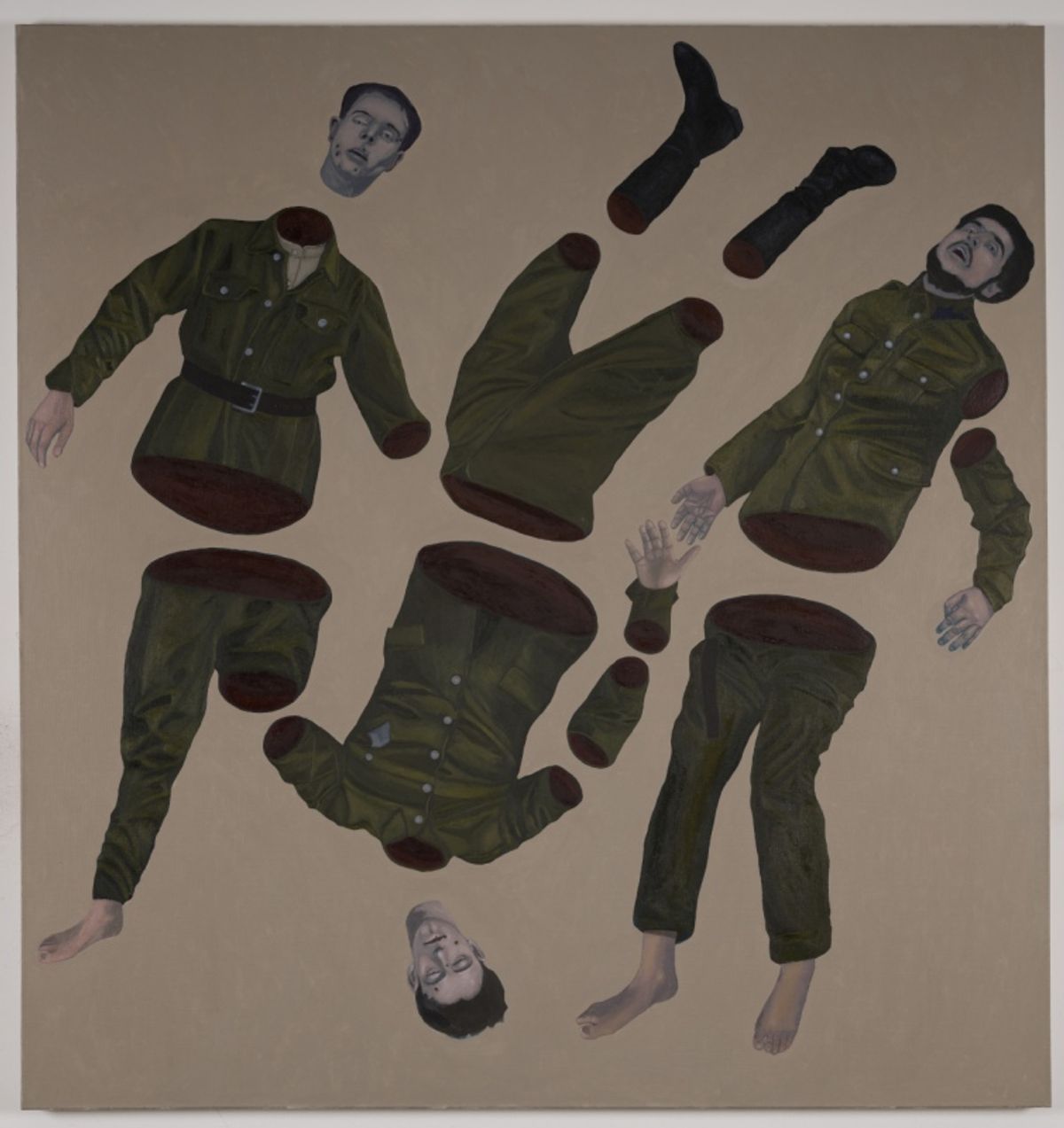 Ignacy Cwartos's Fish II, olej na płótnie (2023) Courtesy the artist and the Ujazdowski Castle Centre for Contemporary Art