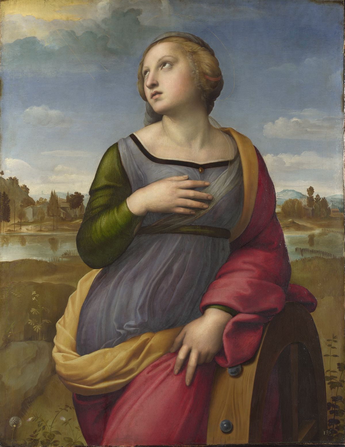Raphael's Saint Catherine of Alexandria (around 1507) © The National Gallery, London