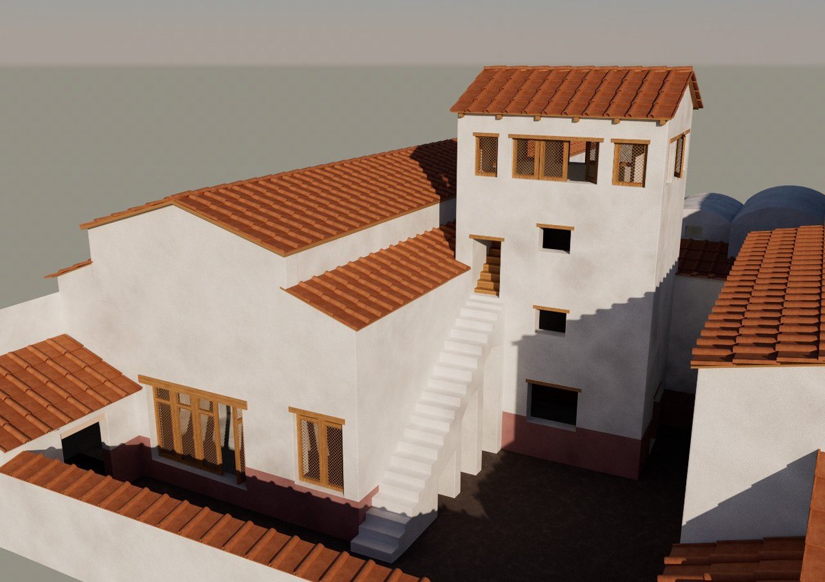A 3D reconstruction of Casa del Tiaso, or the House of Thiasus, in Pompeii
Courtesy of Pompeii Reset
