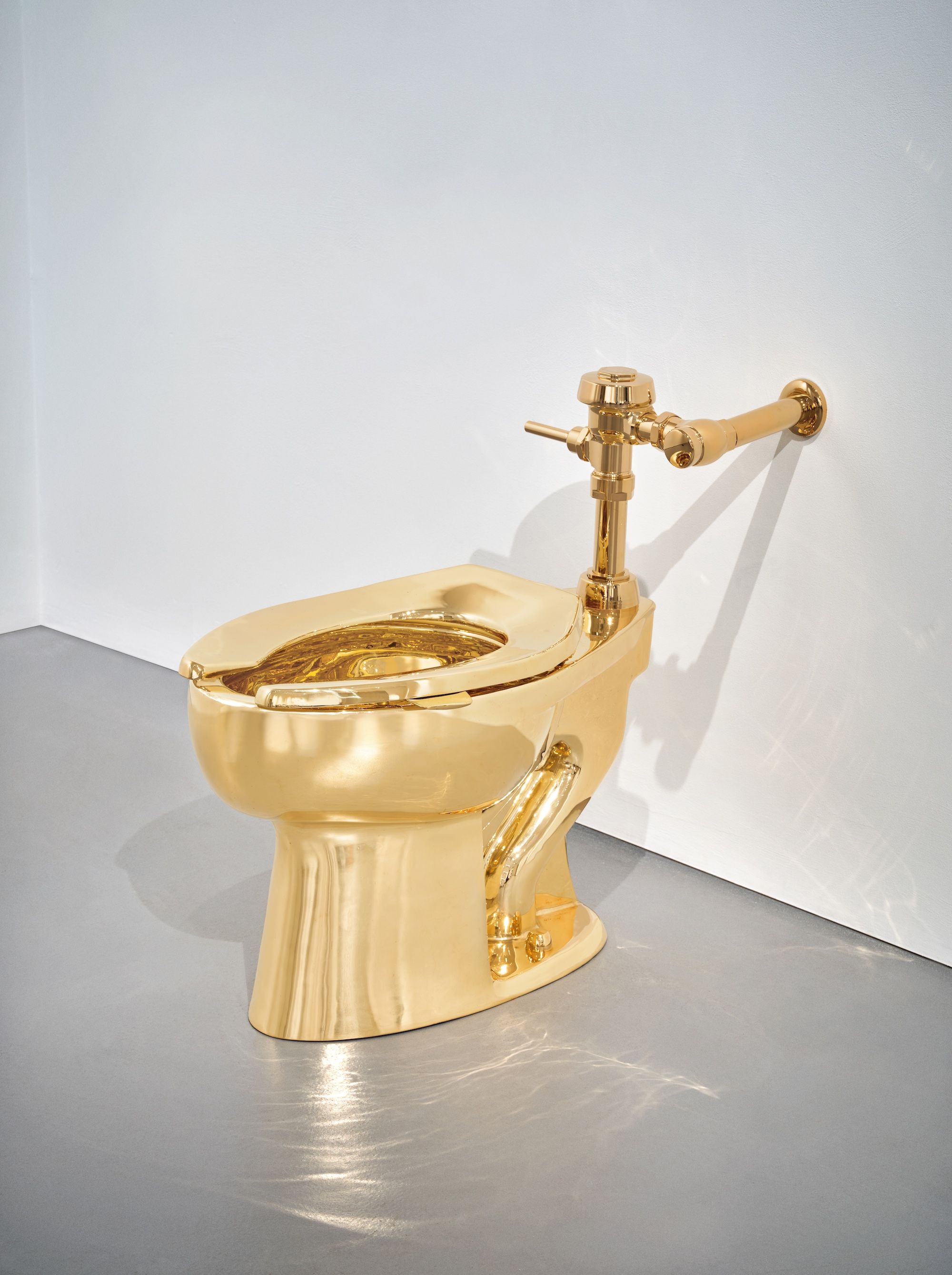 Buyer of Maurizio Cattelan's $12.1m gold toilet is Ripley's Believe It or Not!