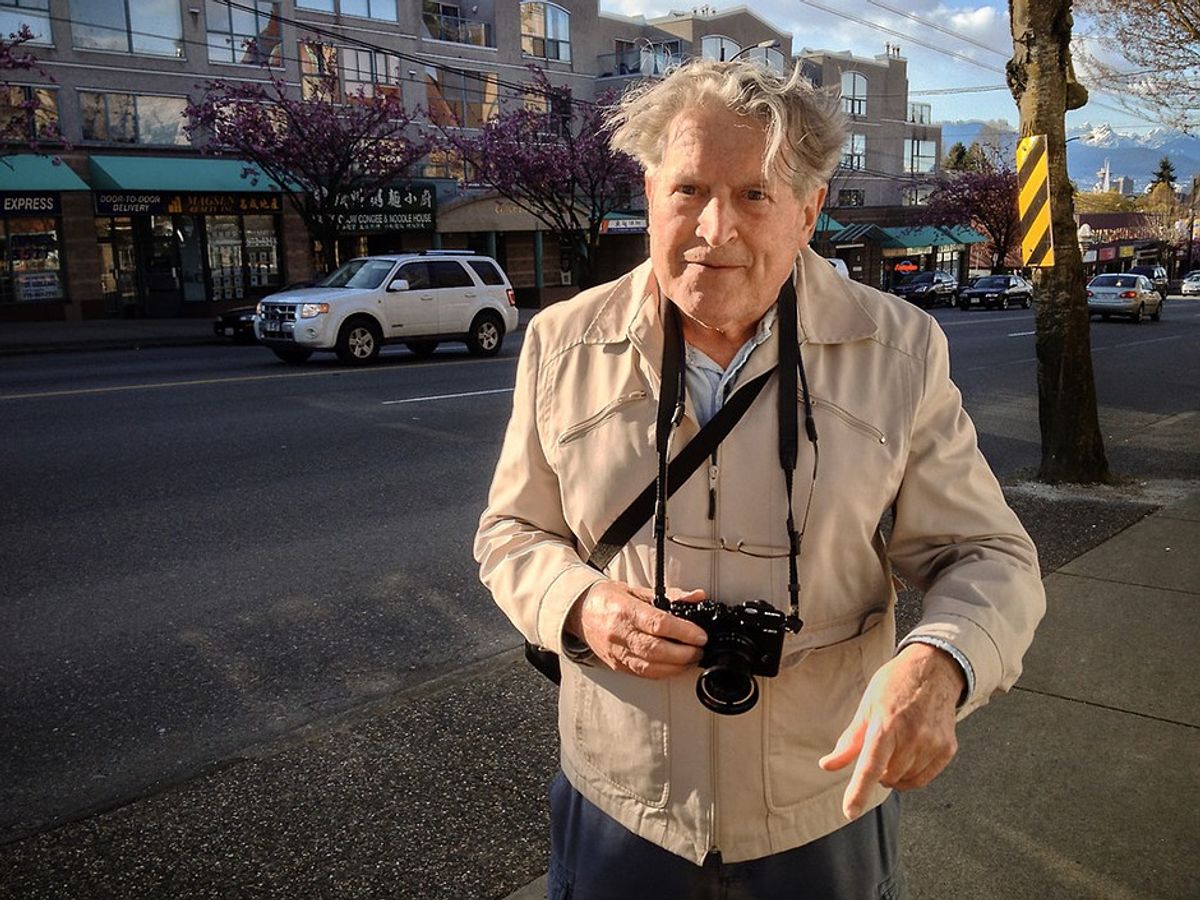 Fred Herzog continued to work well into his 80s until declining health started to limit his urban wanderings