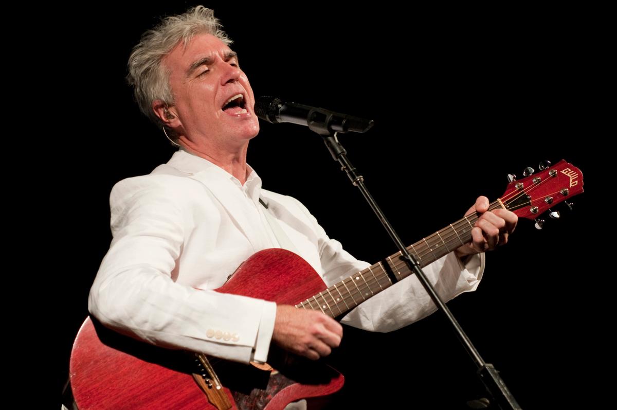 David Byrne, former frontman of US New Wave rock band Talking Heads © Jody Rogac