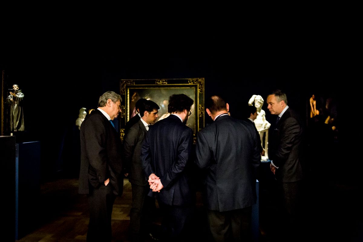 Colnaghi's stand at Tefaf Maastricht this year—although expensive, the fair is among the most transparent about its stand fees Courtesy of Tefaf. Photo: Natascha Libbert