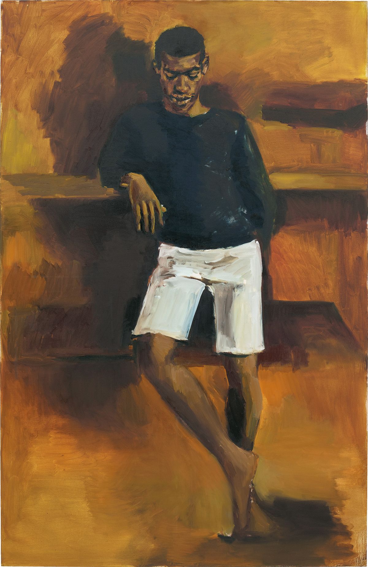 Lynette Yiadom-Boakye's Leave A Brick Under The Maple (2015) sold for £795,000. Courtesy of Phillips