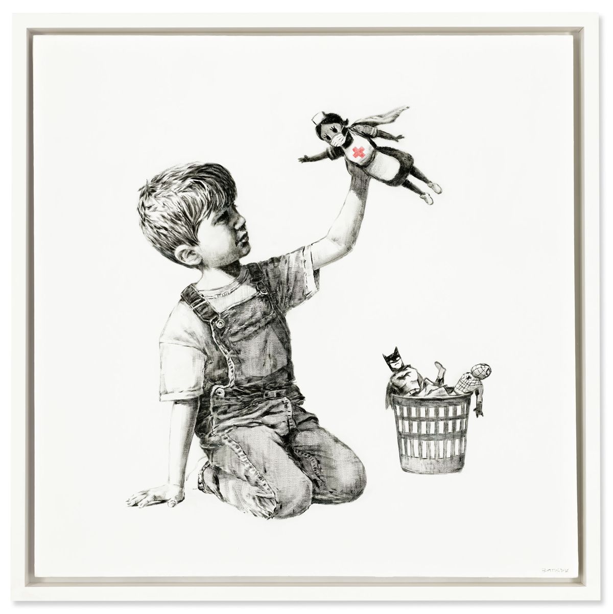 Banksy's Game Changer Courtesy of Christie's