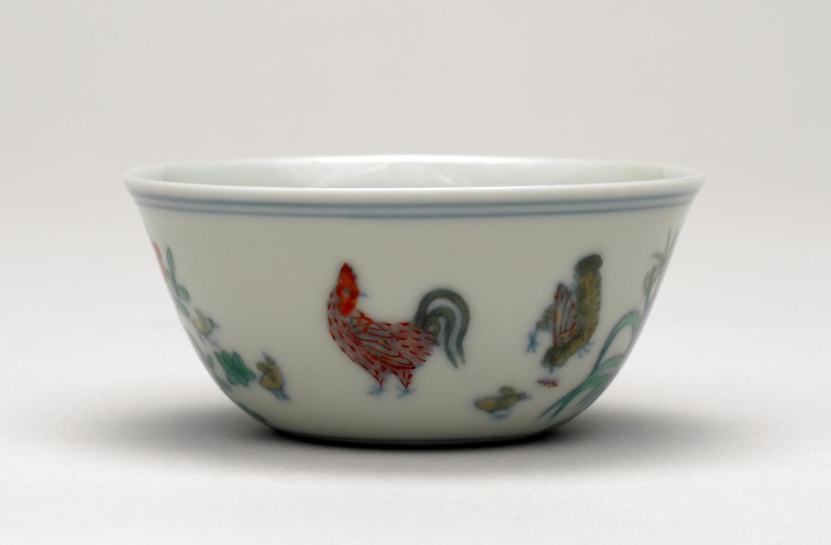 Among the highlights from the valuable collection is this Doucai ‘Chicken cup’, Ming dynasty, Chenghua reign, 1465-1487 

© The Trustees of the British Museum