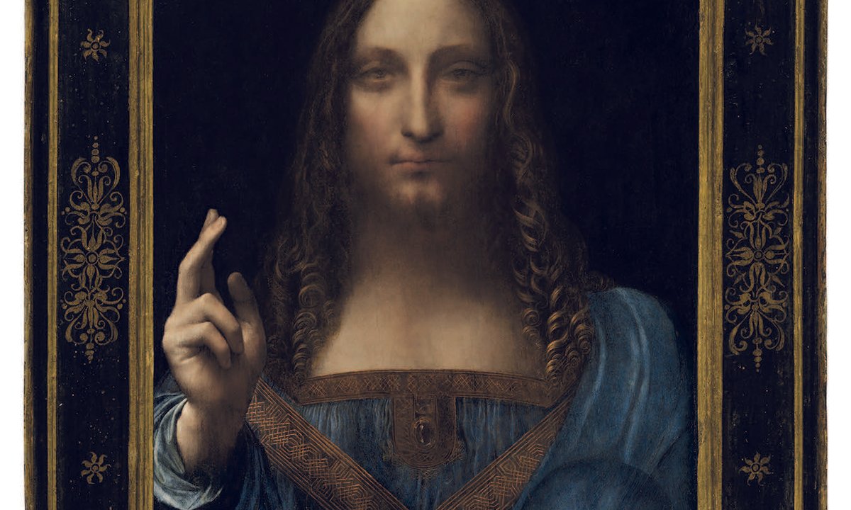 Is Leonardo da Vinci's Salvator Mundi 'wearing women's clothing'?