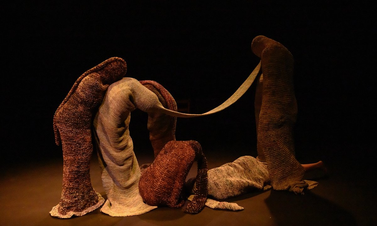 Image accompanying source report: Movana Chen Brings Seven Paper-Woven 'Body Containers' to Life at London's Coronet Theatre