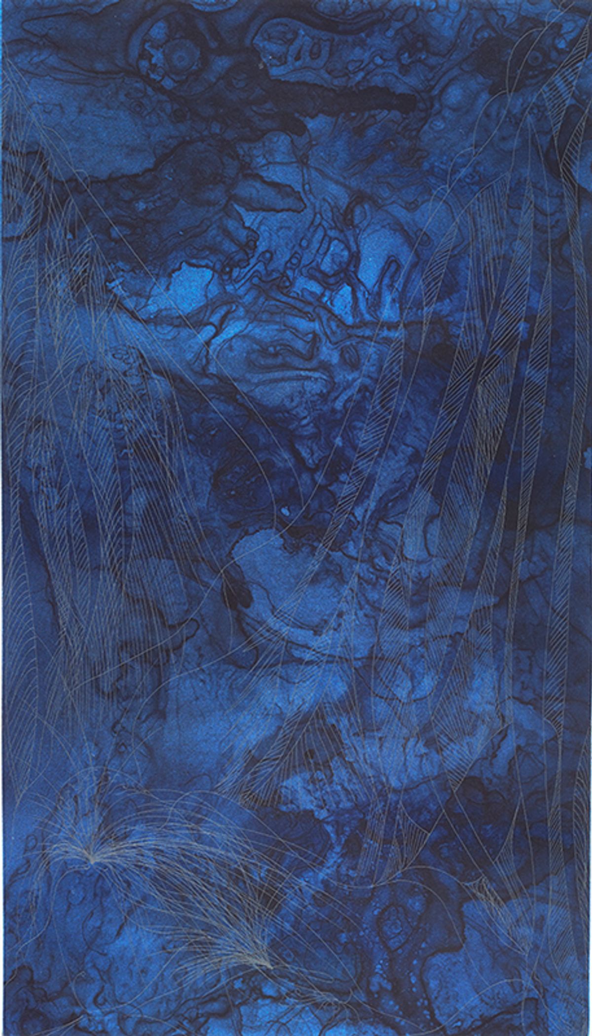 Chris Ofili, Black Shunga 8 (2008-15) Courtesy of the artist and Two Palms, New York