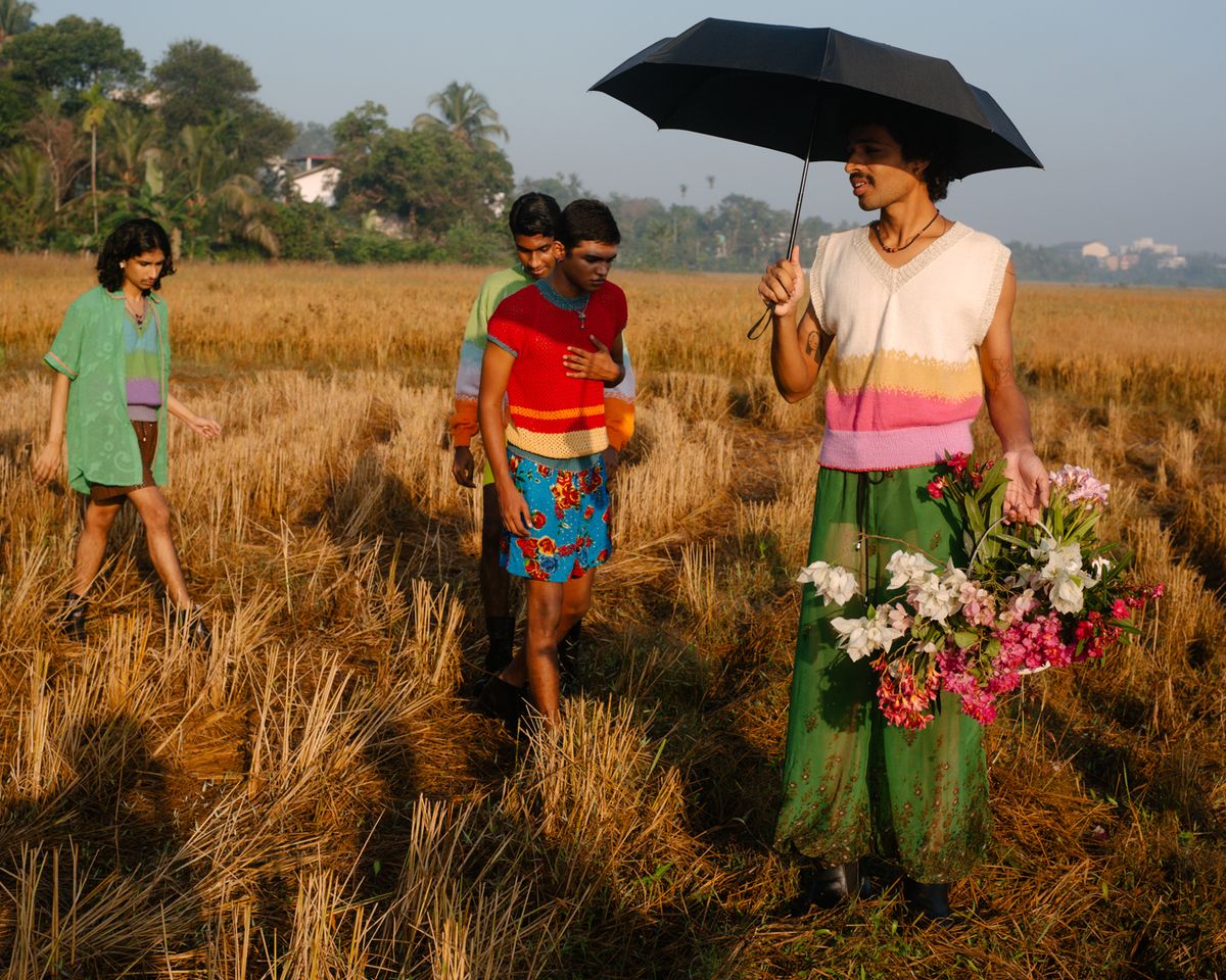 Amesh, Paddy Field Play, Evening Stroll (2022), to be featured in an upcoming V&A East exhibition on contemporary South Asian artists and designers

© Tavish Gunasena for AMESH
