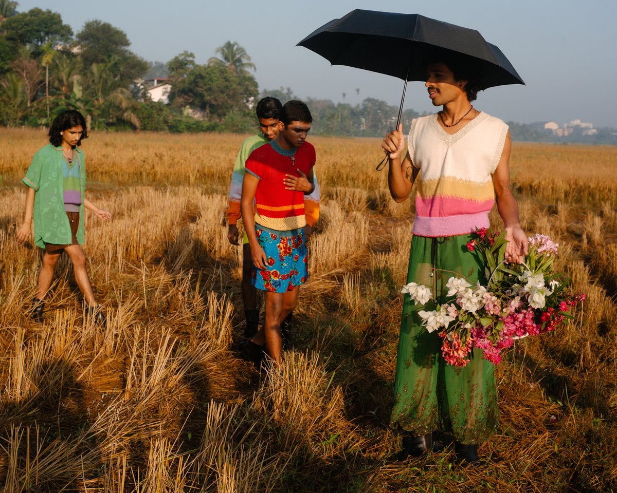 Tavish Gunasena, Paddy Field Play, Evening Stroll (2022), to be featured in an upcoming V&A East exhibition on contemporary South Asian artists and designers
© Tavish Gunasena for AMESH