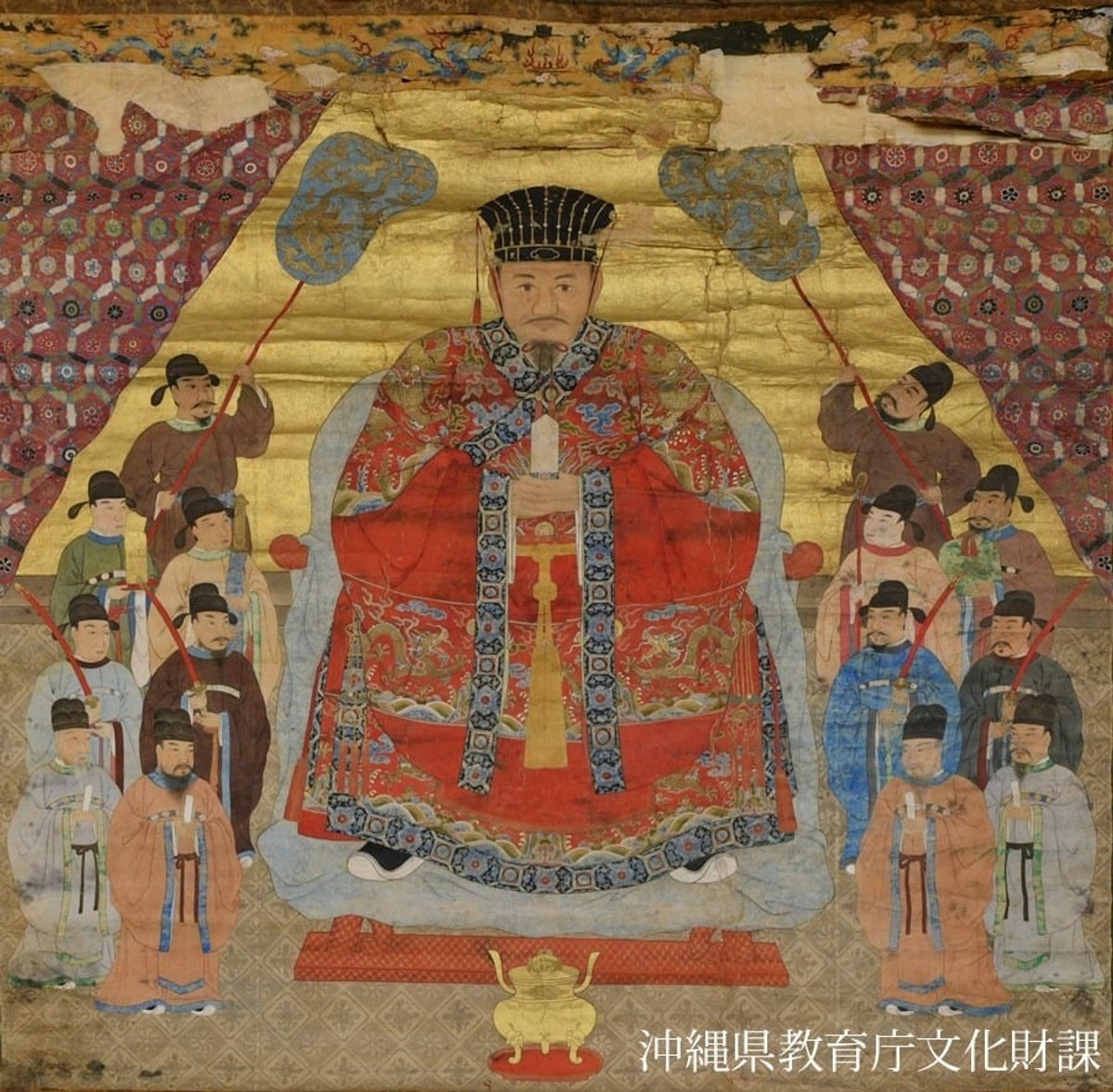 A scroll found among the recovered artefacts FBI Boston