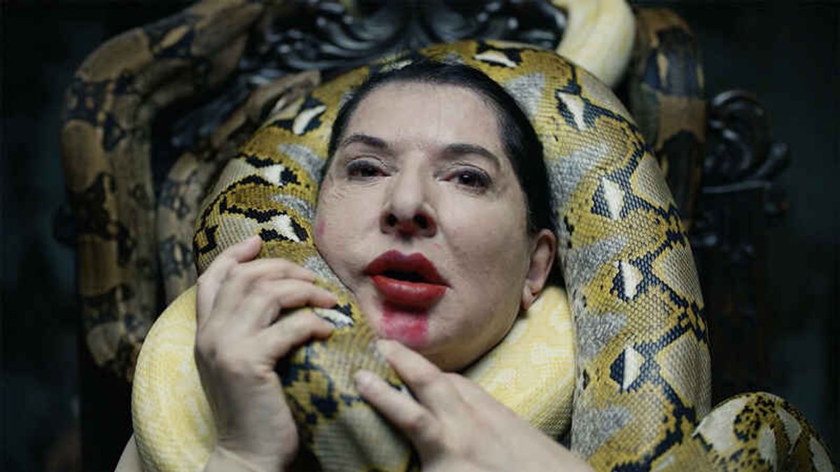 Still from Marina Abramovic's Seven Deaths (2021) Courtesy of the artist and Lisson Gallery