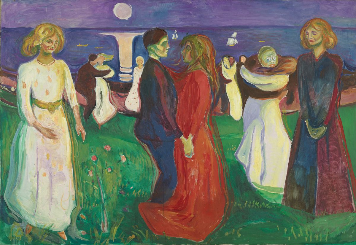 Edvard Munch’s The Dance of Life (1925). His exhibition in Tokyo attracted 8,931 visitors a day